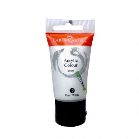 Màu Acrylic 30 ml Pearl White (Trắng Ngọc)